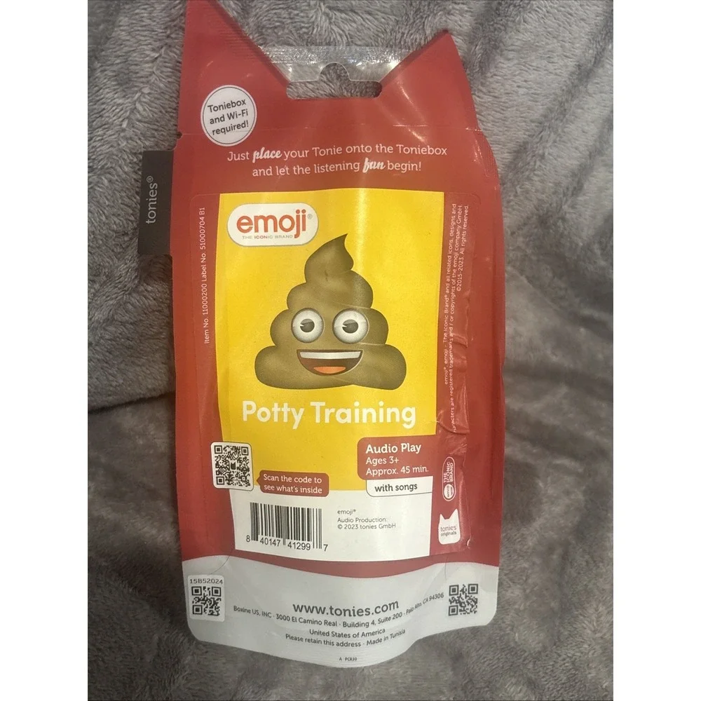 New Tonies Potty Training Emoji - Audio‎ Character For the Toniebox Ages 3+